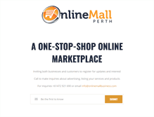 Tablet Screenshot of onlinemallperth.com